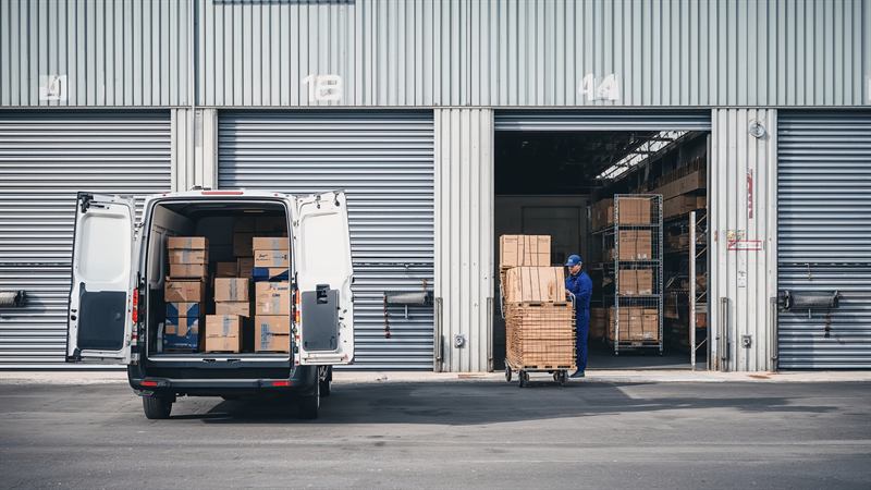 Mixed general cargo loaded for onward distribution
